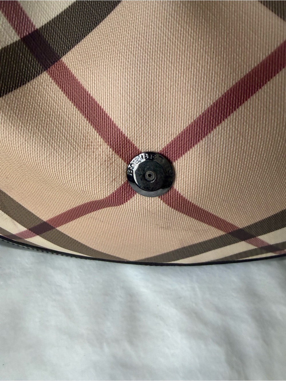 Burberry Nova Check Canvas Brook Hobo Bag - Picture 2 of 13